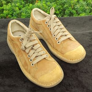 RJ Colt Tan Leather Casual Lace-Up Sneakers for Men, Sz 12